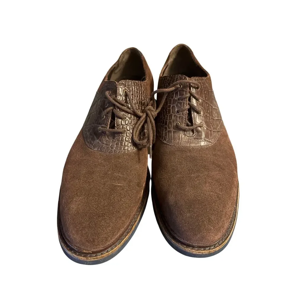 Cole Haan Brown Leather Lace‑Up Dress Shoes Men’s Size 12 M Read